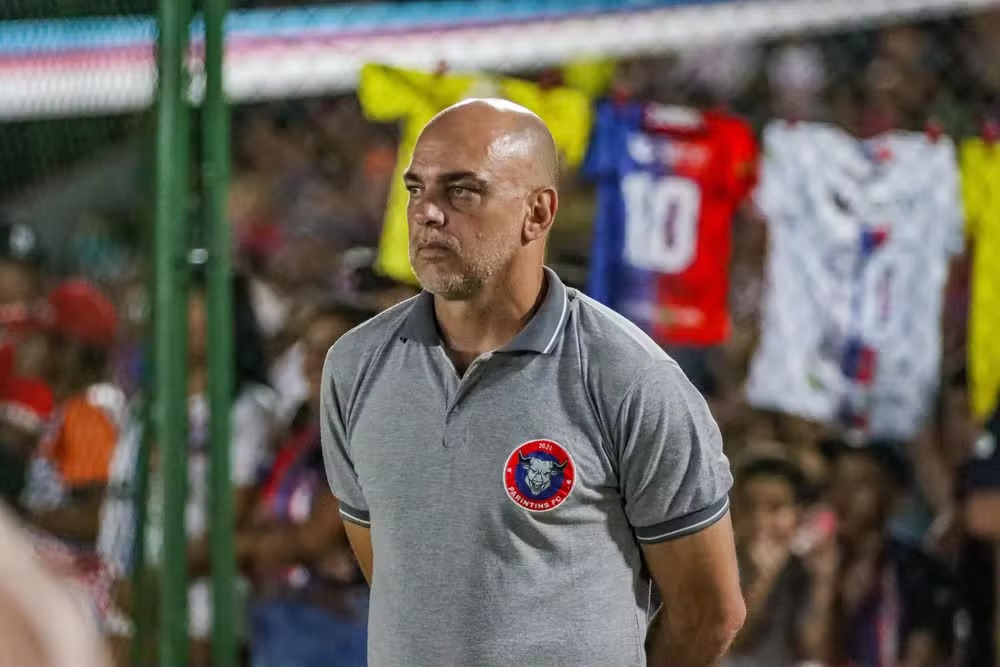 Técnico do Parintins, Maurinho Fonseca. Foto Pietra Telles