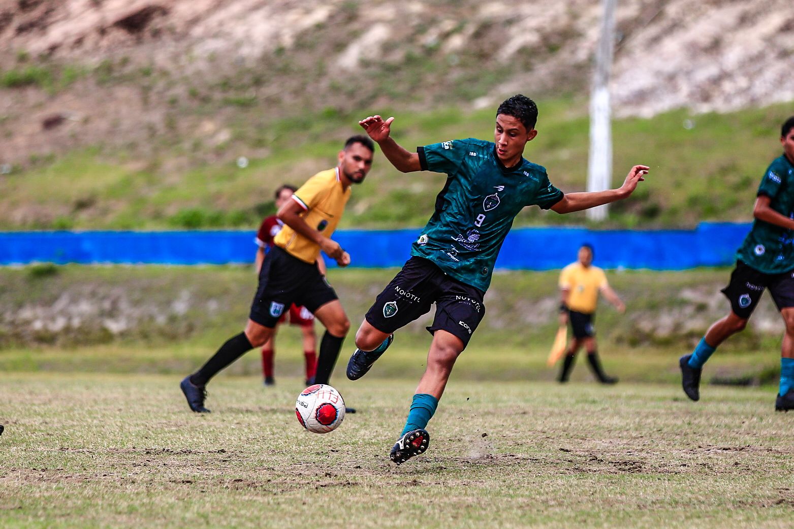 Erick Romário atuando pelas categorias de base do Gavião Real. Foto: Arquivo pessoal